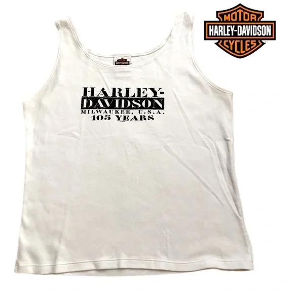 HARLEY DAVIDSON RARE 105 YEARS TANK TOP - Picture 6 of 8